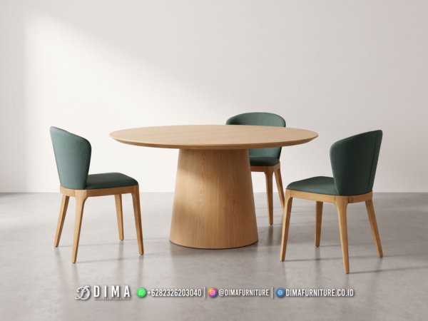 Set Meja Makan Bulat Minimalis 394FI