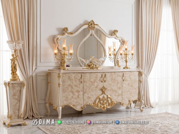 Bufet Konsol Jepara Mewah Klasik Celestia Gold