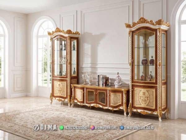 Bufet Lemari Hias Mewah Jepara Elite Camille 410FI