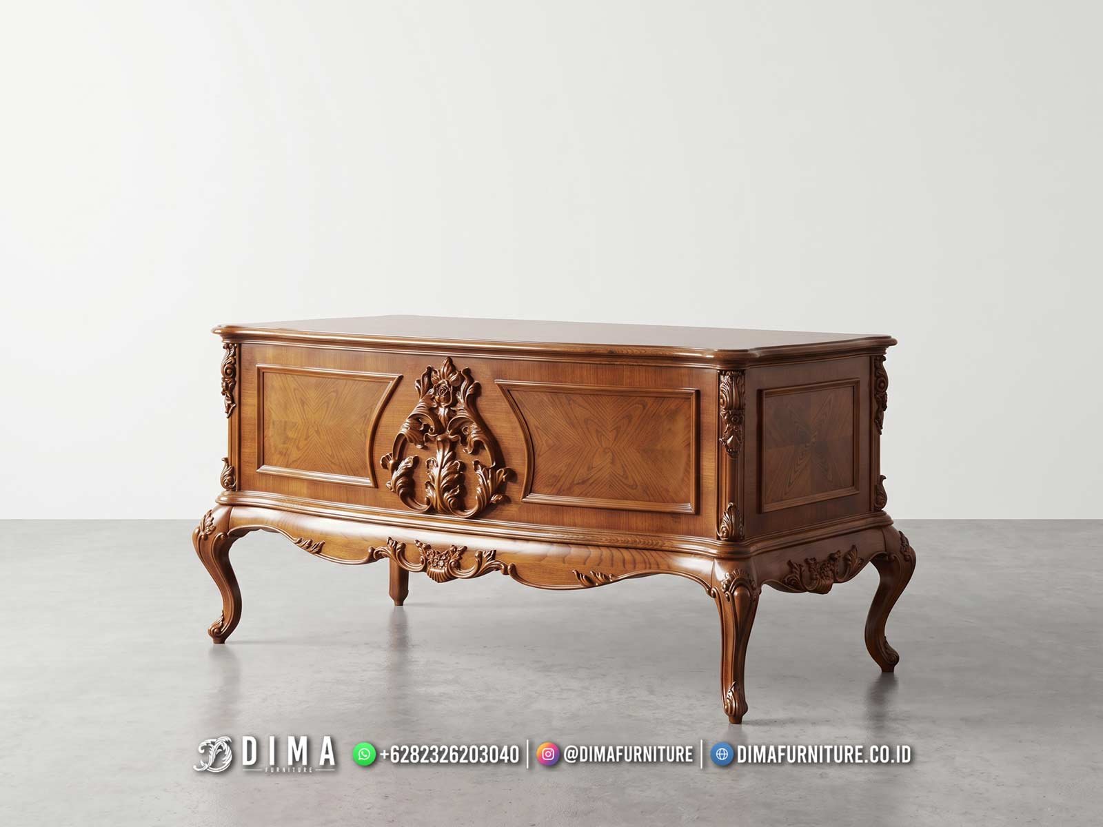 Meja Direktur Jati Jepara Glorious 408FI