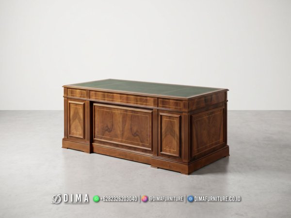 Meja Kantor Direktur Jati Jepara Aethelgard Premium