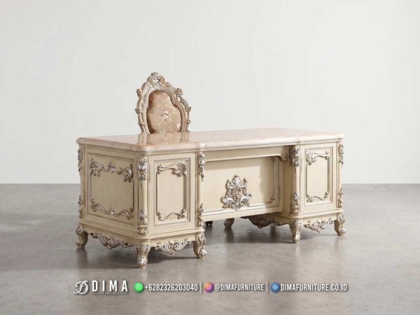 Meja Kantor Ukir Jepara Juliette Luxe 406FI