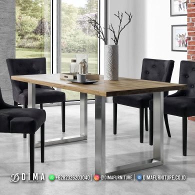 FURNITURE TERBAIK MEJA MAKAN MINIMALIS JEPARA 172FI