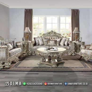 High Quality Sofa Tamu Jepara Desain Mewah Caroline 58FI