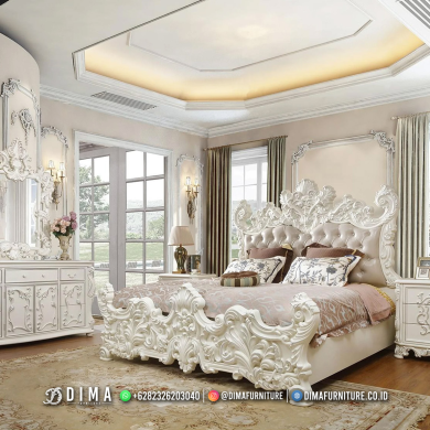 SALE KAMAR SET MEWAH PUTIH UKIRAN CANTIK 46FI